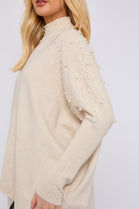 PEARL EMBELLISHED HIGHNECK JUMPER (15066360971648)