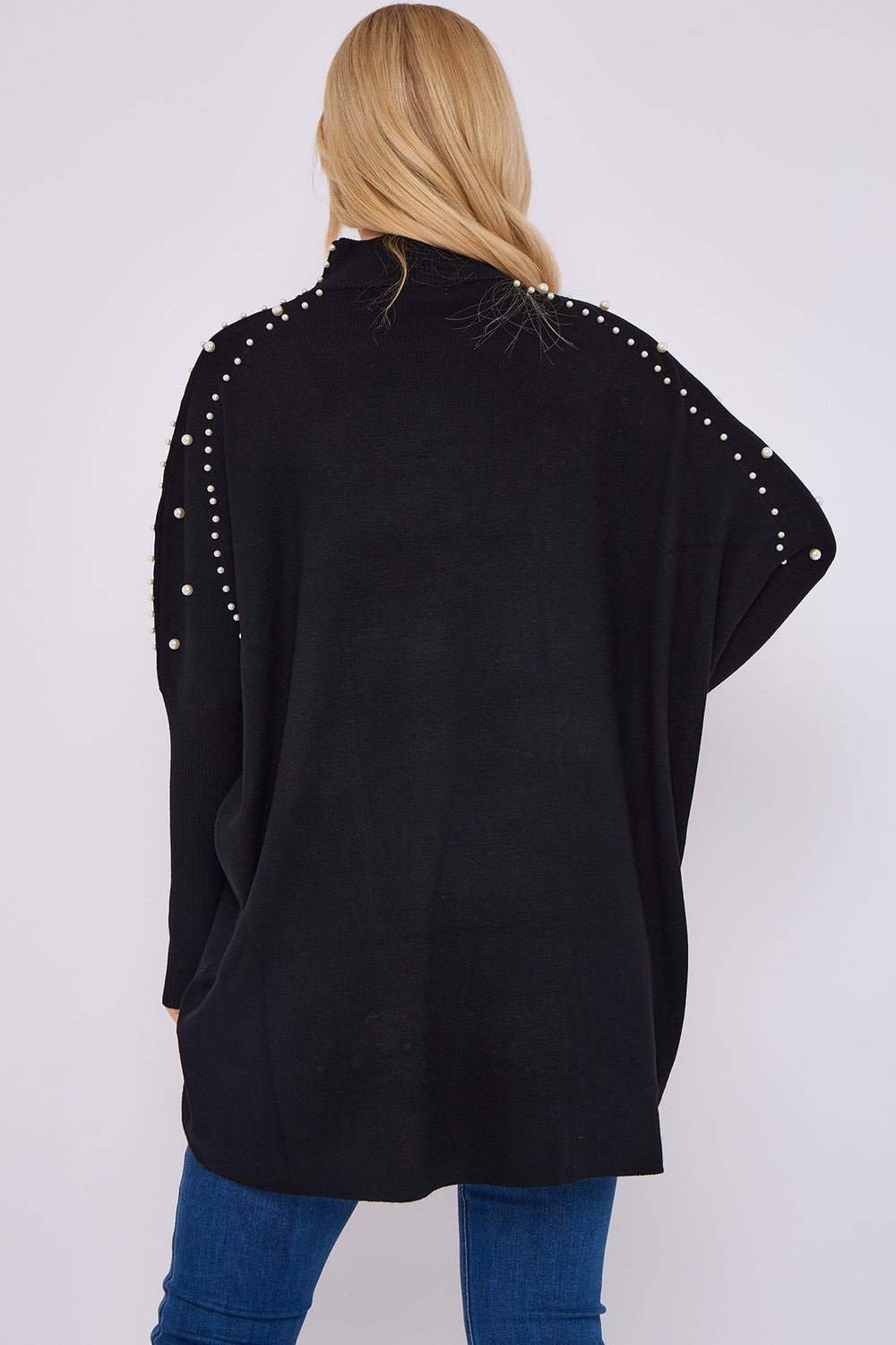 PEARL EMBELLISHED HIGHNECK JUMPER (15066357858688)