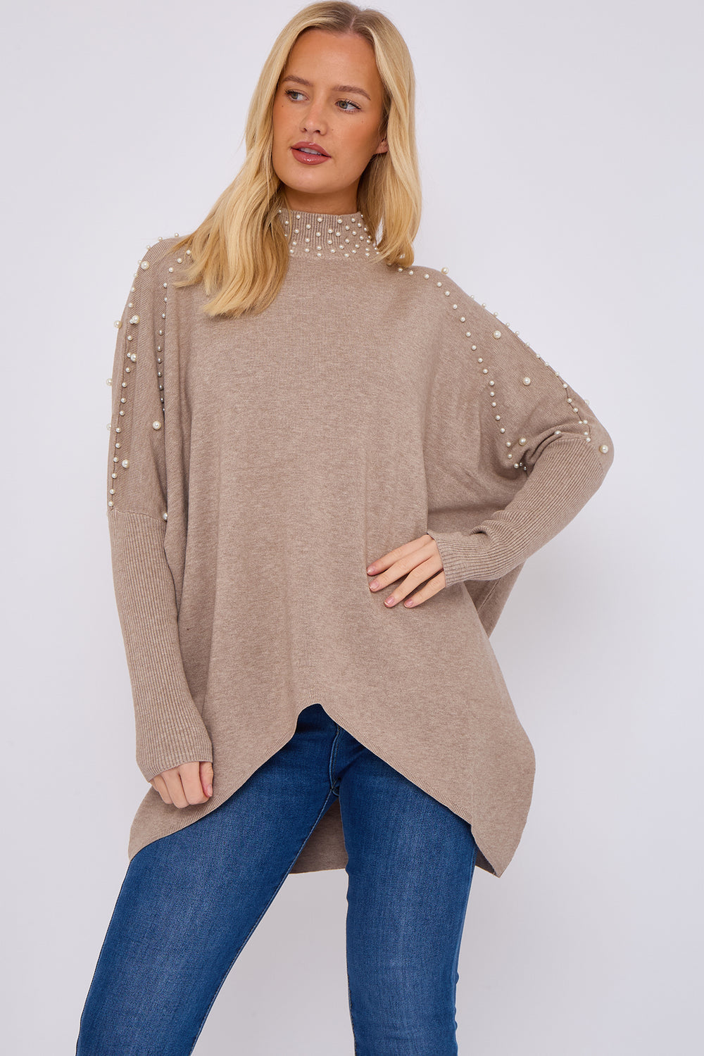 PEARL EMBELLISHED HIGHNECK JUMPER (15066364969344)