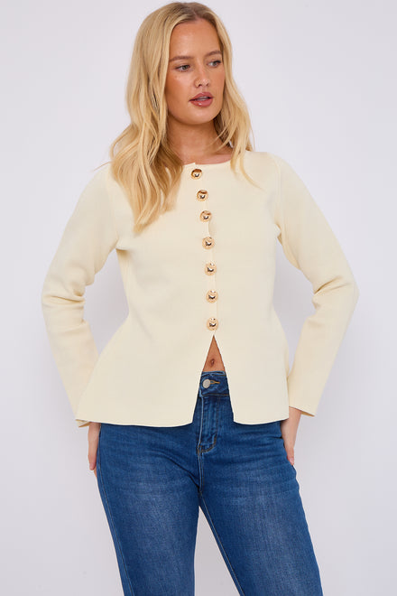 DETAIL GOLD BUTTON JUMPER (15068971237760)