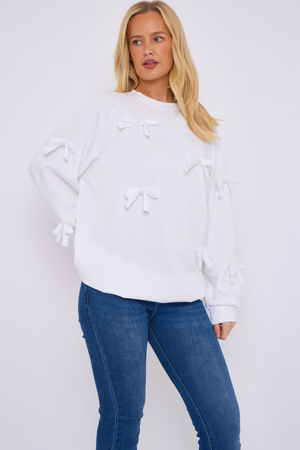 PEARL BOW SWEAT SHIRT (15068992405888)