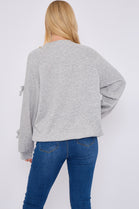 PEARL BOW SWEAT SHIRT (15068999451008)