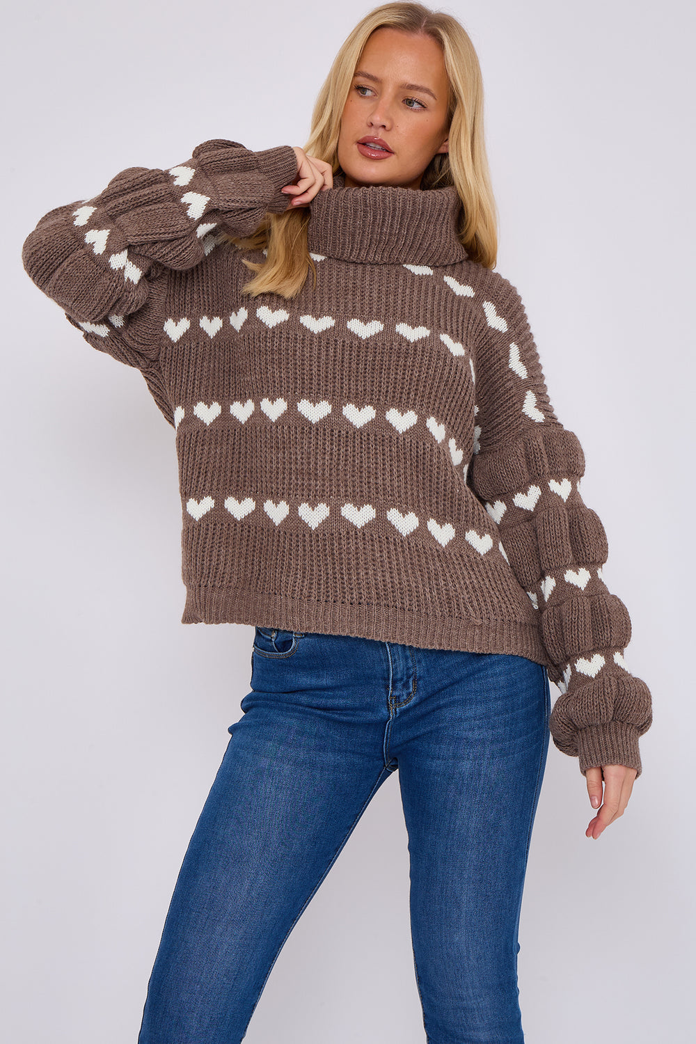 MULTI HEART KNIT JUMPER (15067035828608)