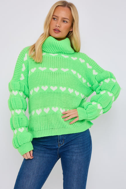 MULTI HEART KNIT JUMPER (15067034780032)