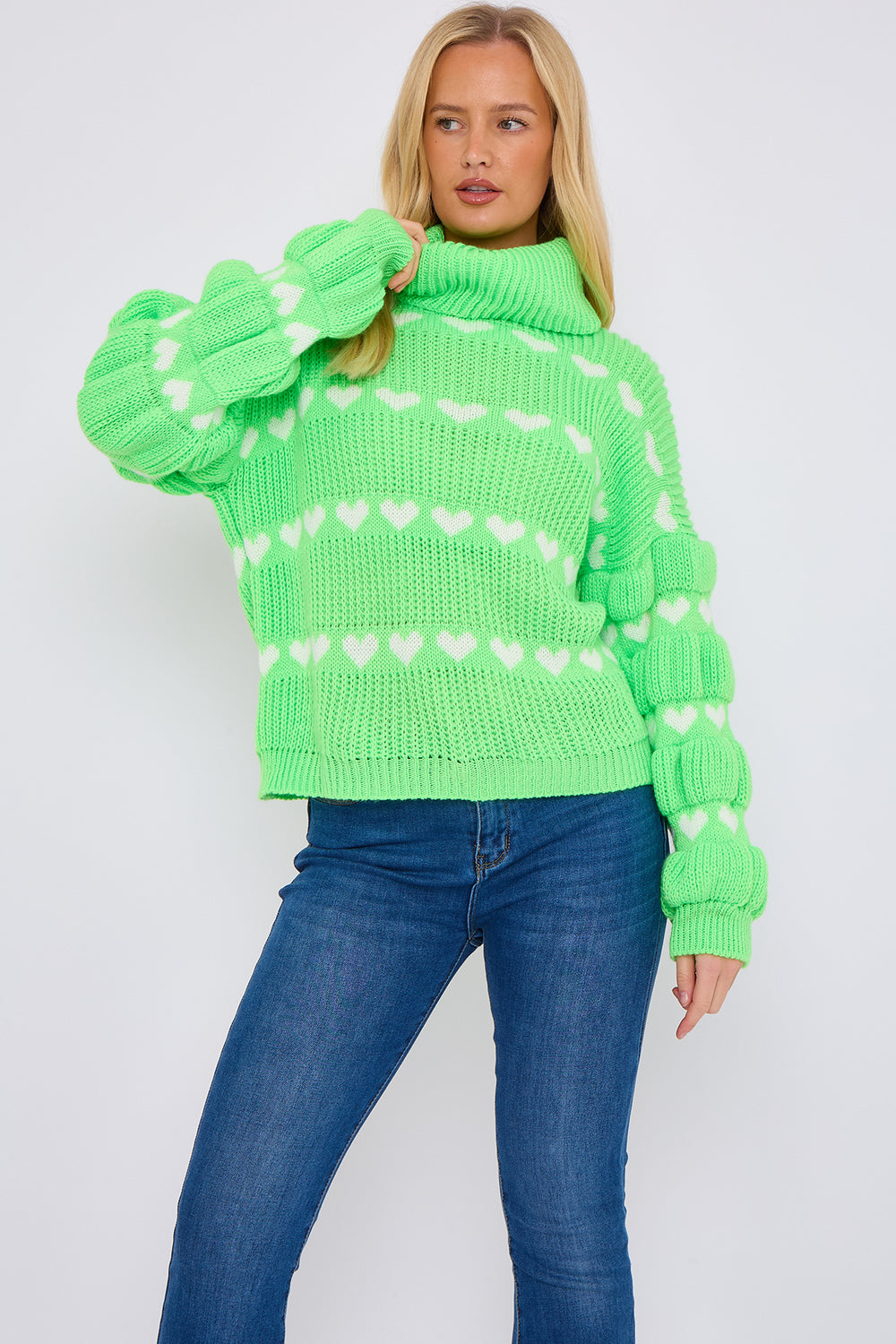 MULTI HEART KNIT JUMPER (15067034780032)