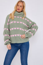 MULTI HEART KNIT JUMPER (15067033272704)