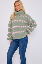 MULTI HEART KNIT JUMPER (15067033272704)