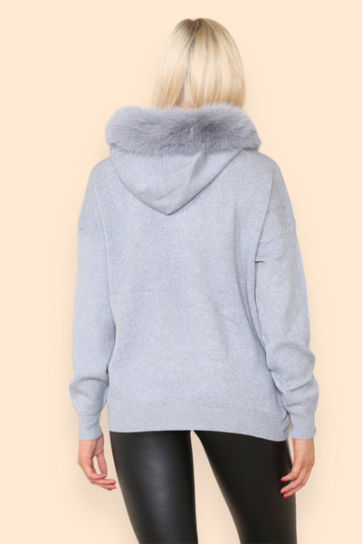 CHAIN STRING FURR HOODIE – NN FASHION