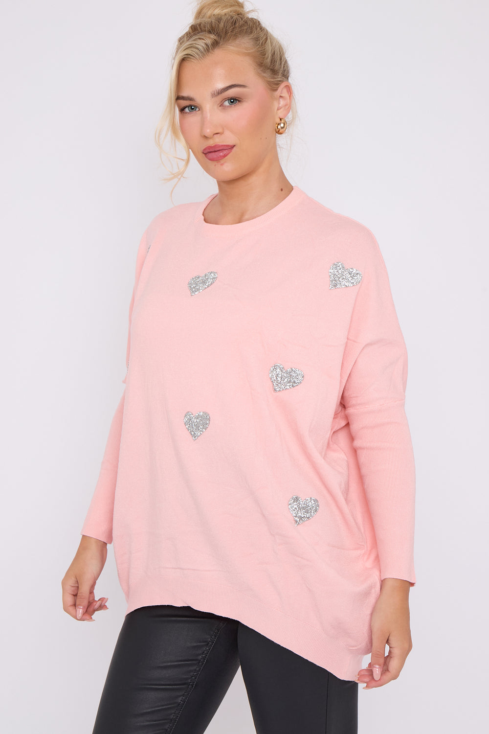 HEART EMBELLISHED JUMPER (8646663209208)