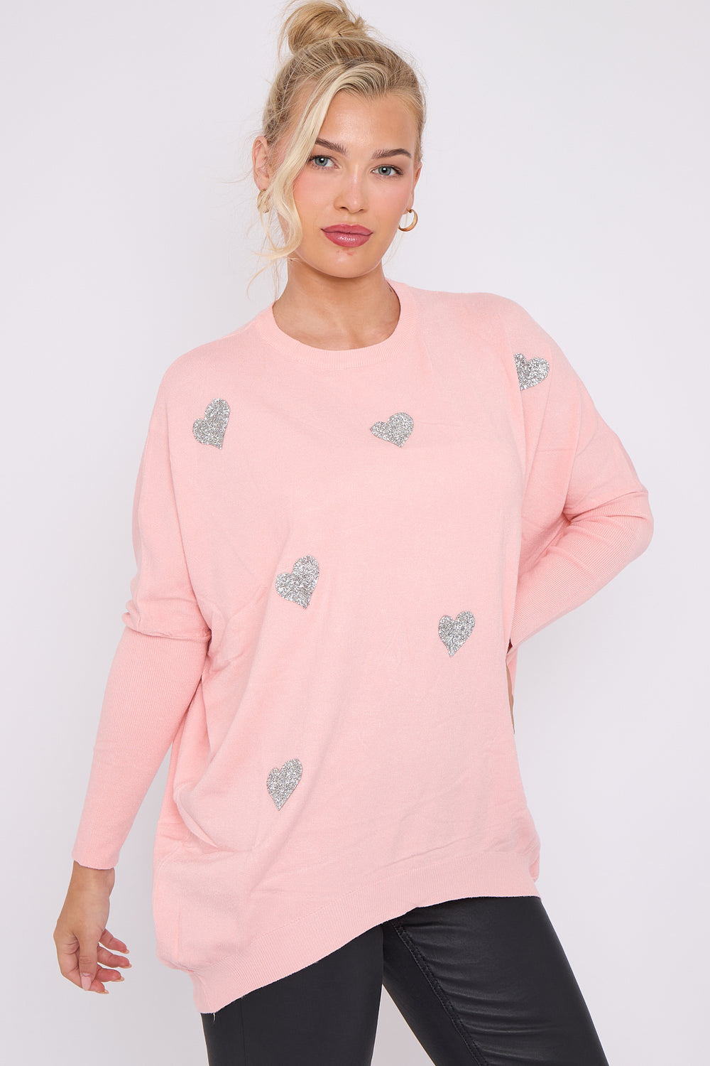 HEART EMBELLISHED JUMPER (8646663209208)