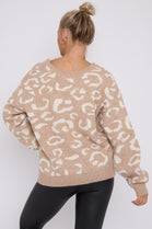 LEOPARD BOW JUMPER (8653000507640) (8664465342712) (8690540642552)