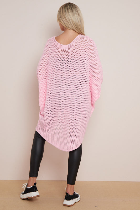 AVA HEART KNIT OVERSIZED JUMPER (8119306453240) (8672102088952)