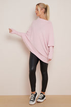 BELL PATTERN SLEEVE OVERSIZED JUMPER (8120762204408)