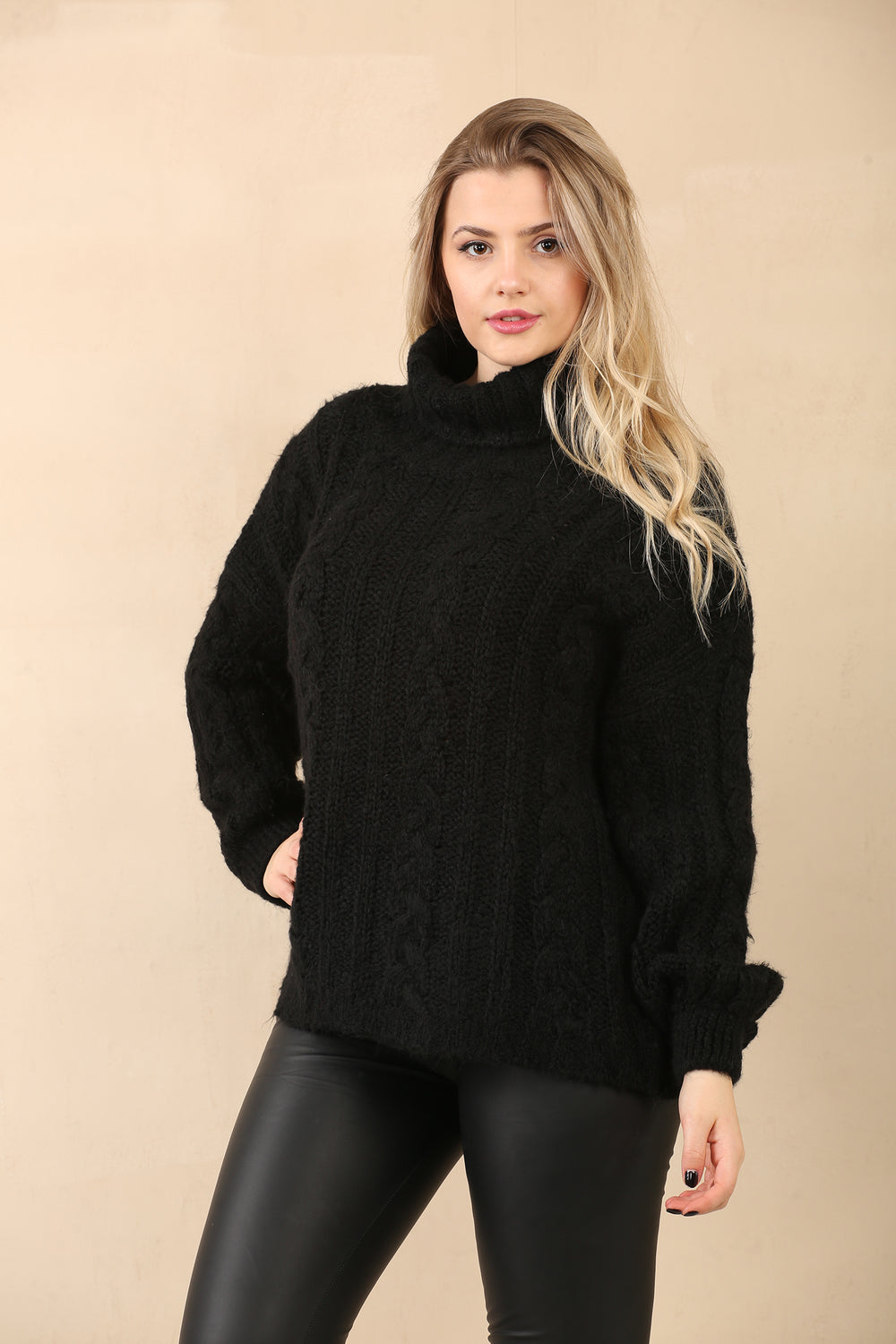 CABLE KNIT ROLLNECK JUMPER (14960236495232)