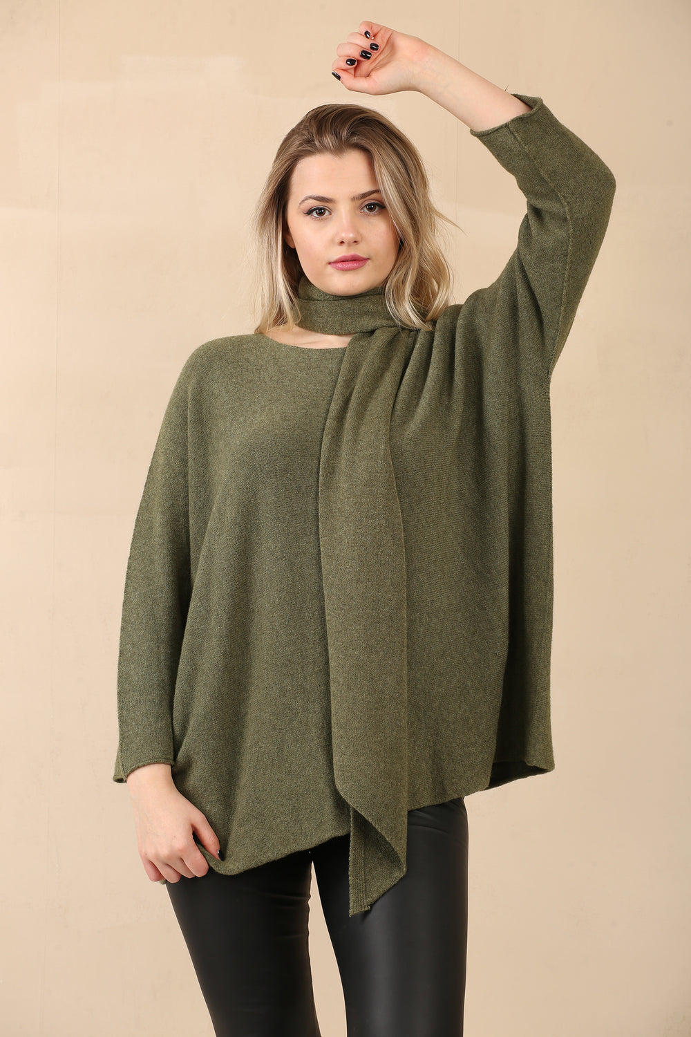 PLAIN SCRAF JUMPER (14958394933632)