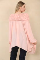 OFF SHOULDER OVERSIZED BLOUSE (15073393181056)