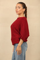 FRILL SLEEVE JUMPER (8788854276344)