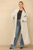 BELTED GOLD BUTTON LONG COAT (8785576722680)