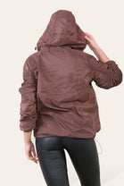 RUCHED SLEEVE RAIN COAT (8673459044600)