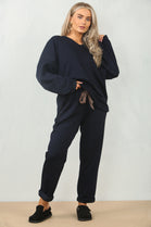 V-NECK PLAIN LOUNGEWEAR (15095656841600)