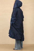 ELLA PEPPLUM DETAIL RAIN COAT (8785562239224)