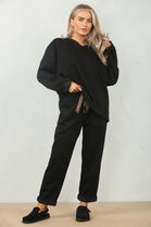 V-NECK PLAIN LOUNGEWEAR (15095661330816)