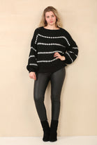 PATTERN KNIT OVERSIZED JUMPER (14962122817920)