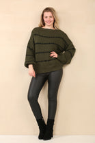 PATTERN KNIT OVERSIZED JUMPER (14962124423552)