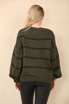 PATTERN KNIT OVERSIZED JUMPER (14962124423552)