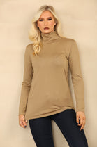 BASIC HIGH NECK LONG SLEEVE TOP (8785555816696)