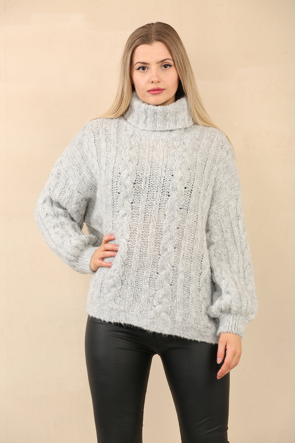 CABLE KNIT ROLLNECK JUMPER (14960238526848)