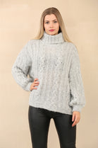 CABLE KNIT ROLLNECK JUMPER (14960238526848)