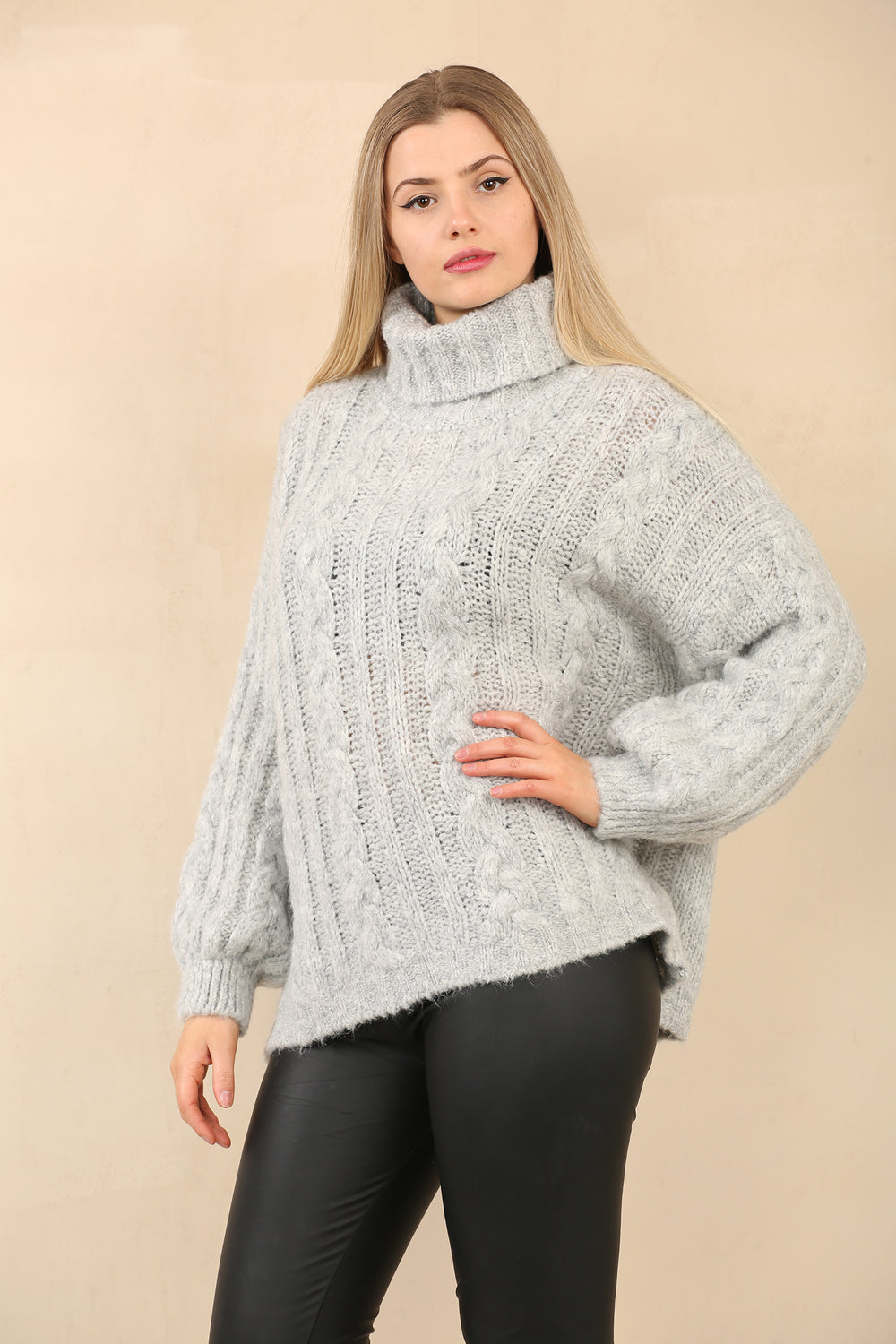 CABLE KNIT ROLLNECK JUMPER (14960238526848)