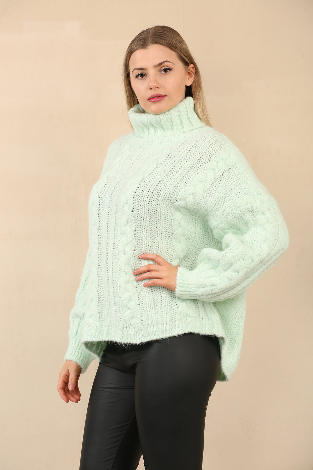 CABLE KNIT ROLLNECK JUMPER (14960239214976)