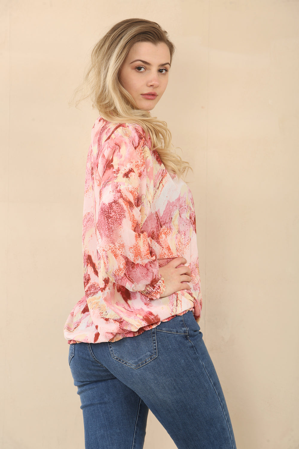 TIE DYE HIGHNECK TOP (15075542860160)