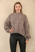 CABLE KNIT JUMPER (14989247480192)