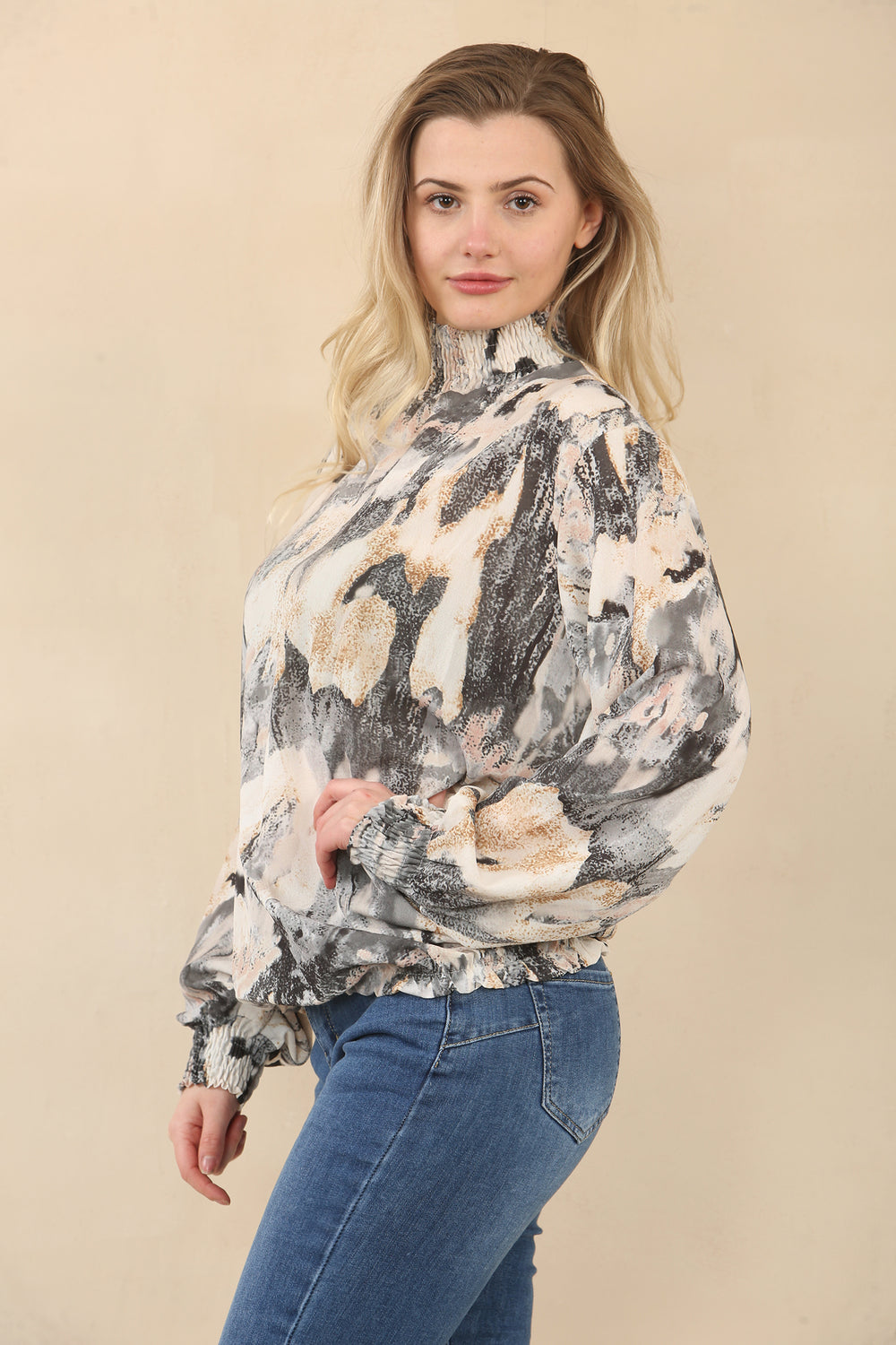 TIE DYE HIGHNECK TOP (15075541254528)