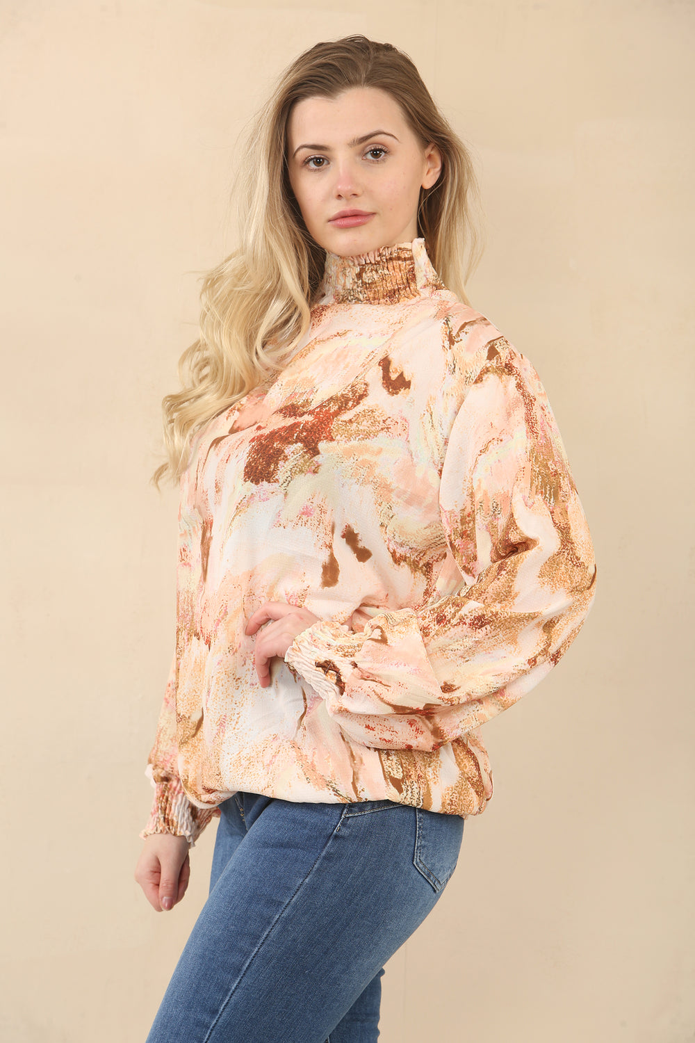 TIE DYE HIGHNECK TOP (15075543646592)