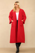 FLORA WOOL POCKET DETAIL LONG COAT (8774156058872)