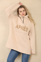 APRES SLOGAN ZIP SWEAT (15075564814720)