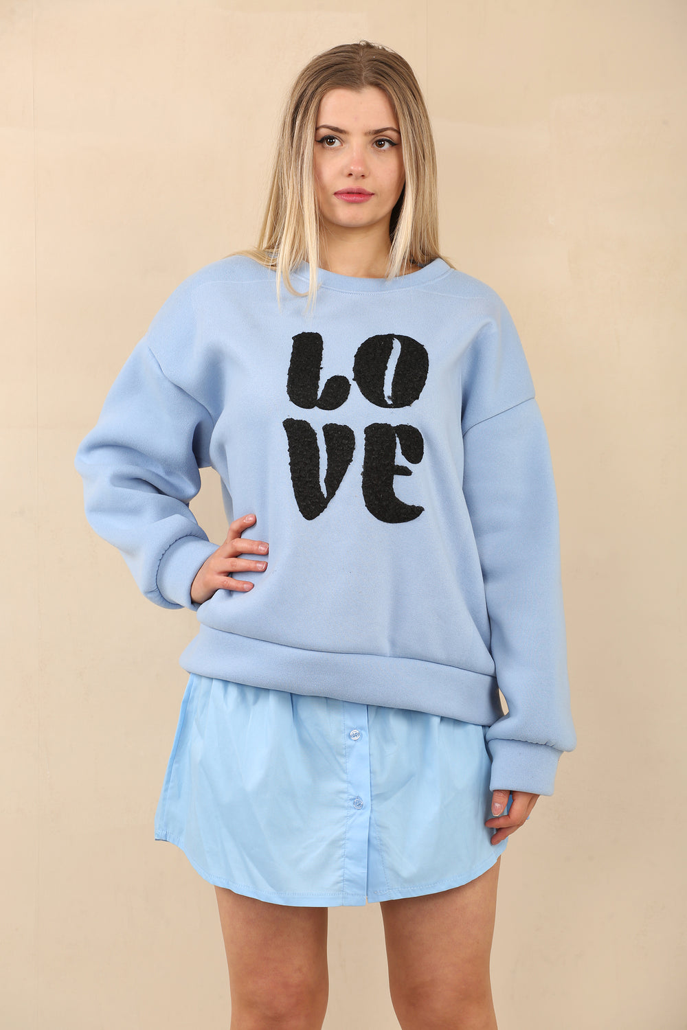 ALICE LOVE SWEAT SHIRT (14961526473088)