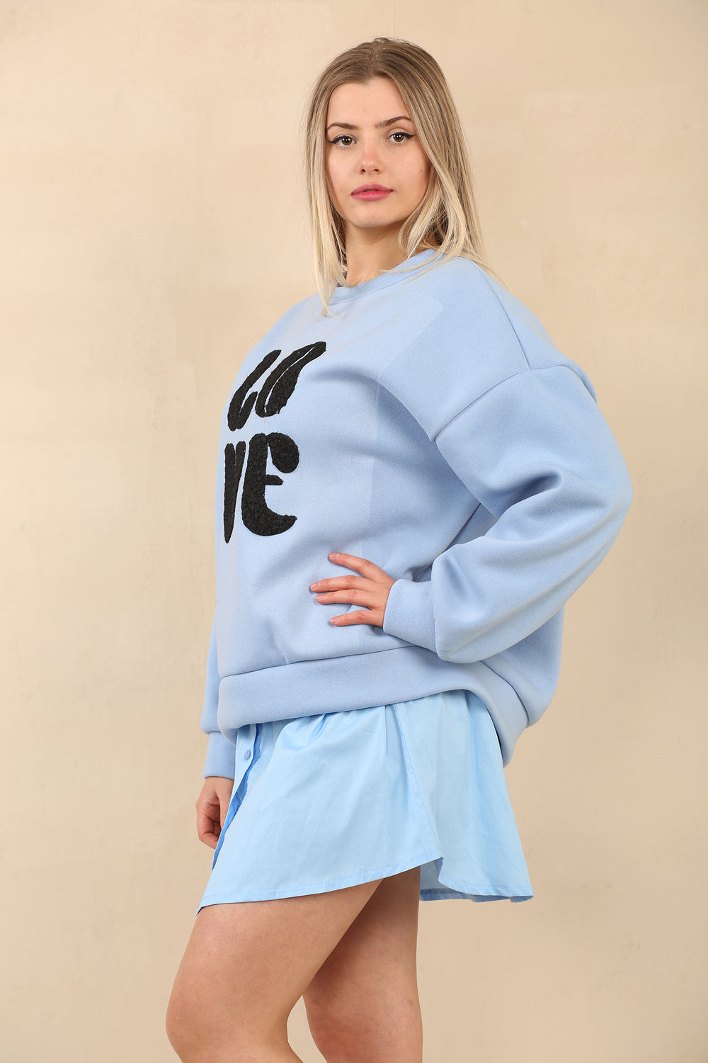 ALICE LOVE SWEAT SHIRT (14961526473088)