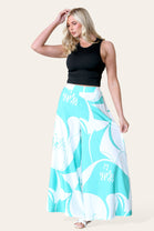 PRINTED FLARED TROUSER (8506776813816)