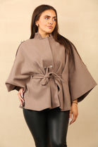 BELTED SHOULDER GOLDBUTTON CAPE (14859994562944)