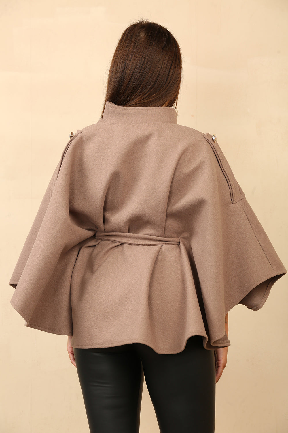 BELTED SHOULDER GOLDBUTTON CAPE (14859994562944)