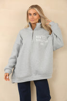 SLOGAN ZIP OVERSIZED SWEAT (14994035179904)