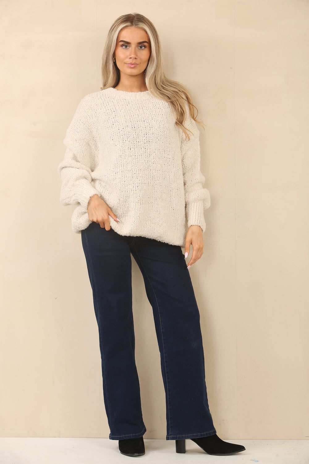 TEXTURED OVERSIZED JUMPER (14994035409280)