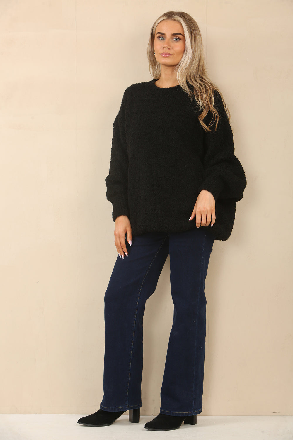 TEXTURED OVERSIZED JUMPER (14994035736960)