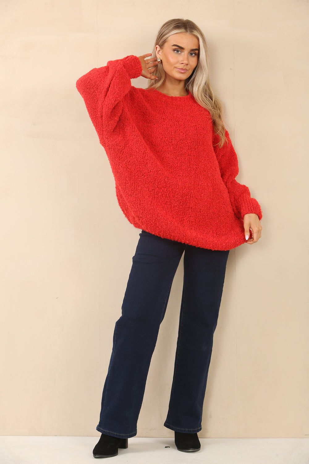 TEXTURED OVERSIZED JUMPER (14994036425088)