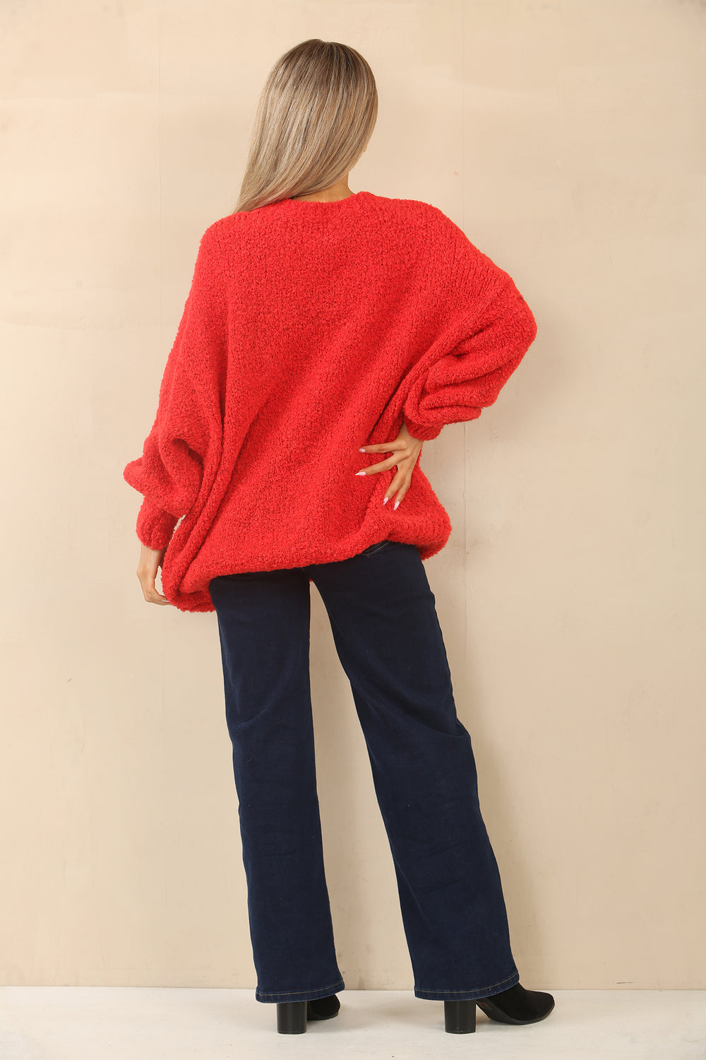 TEXTURED OVERSIZED JUMPER (14994036425088)